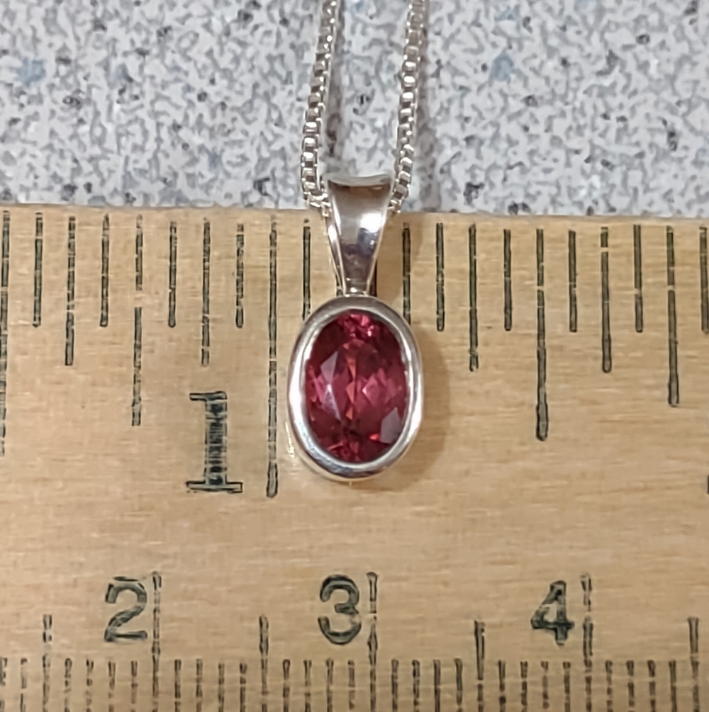 Lower Price!*Pink Tourmaline Necklace - Picture 5 of 6